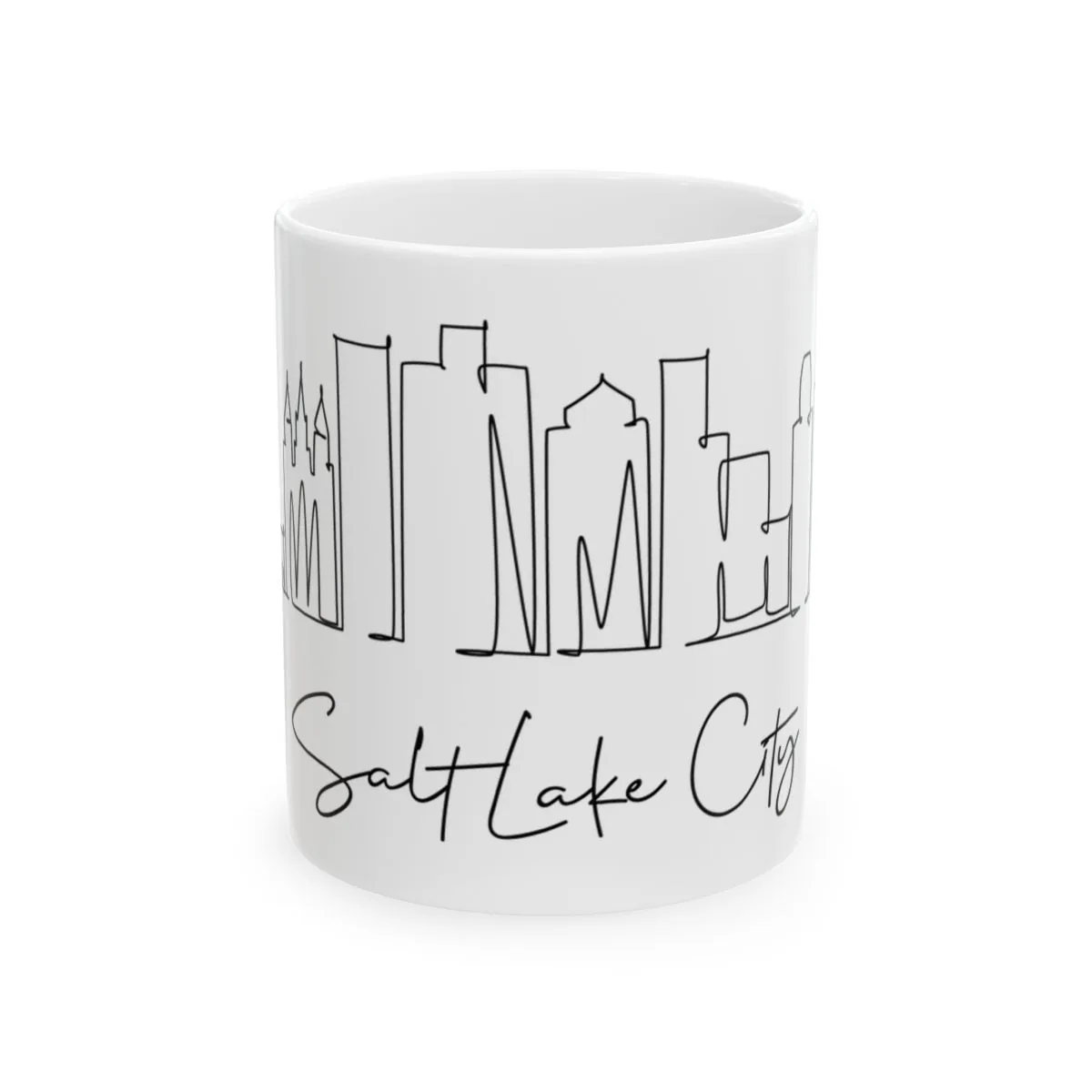 Salt Lake City Skyline Mug
